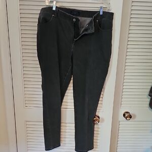 Talbots Women's Straight Leg Jeans - Dark Gray